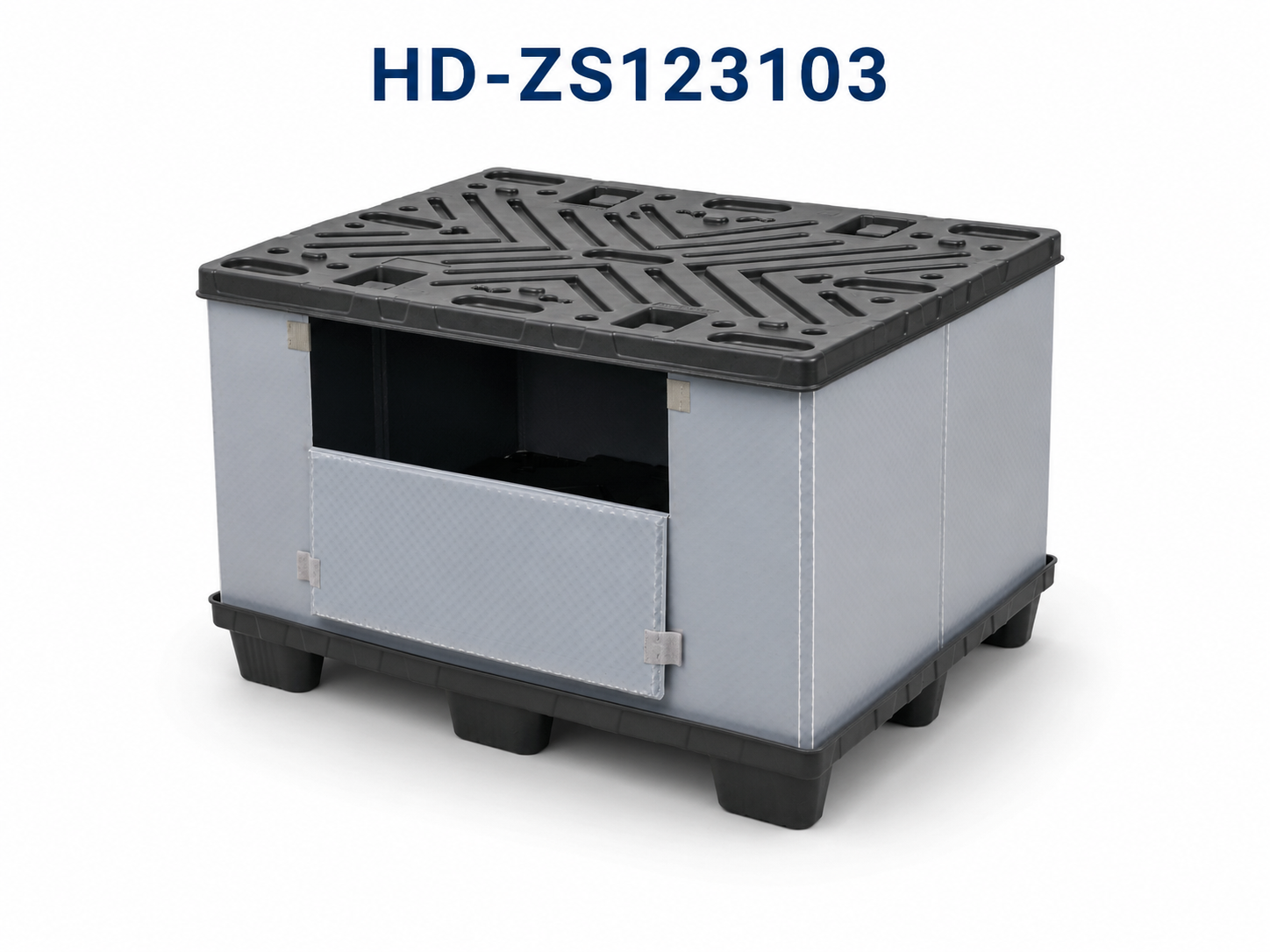1230x1030 Injection-Moulded 3-Runner Sleeve Pack Container