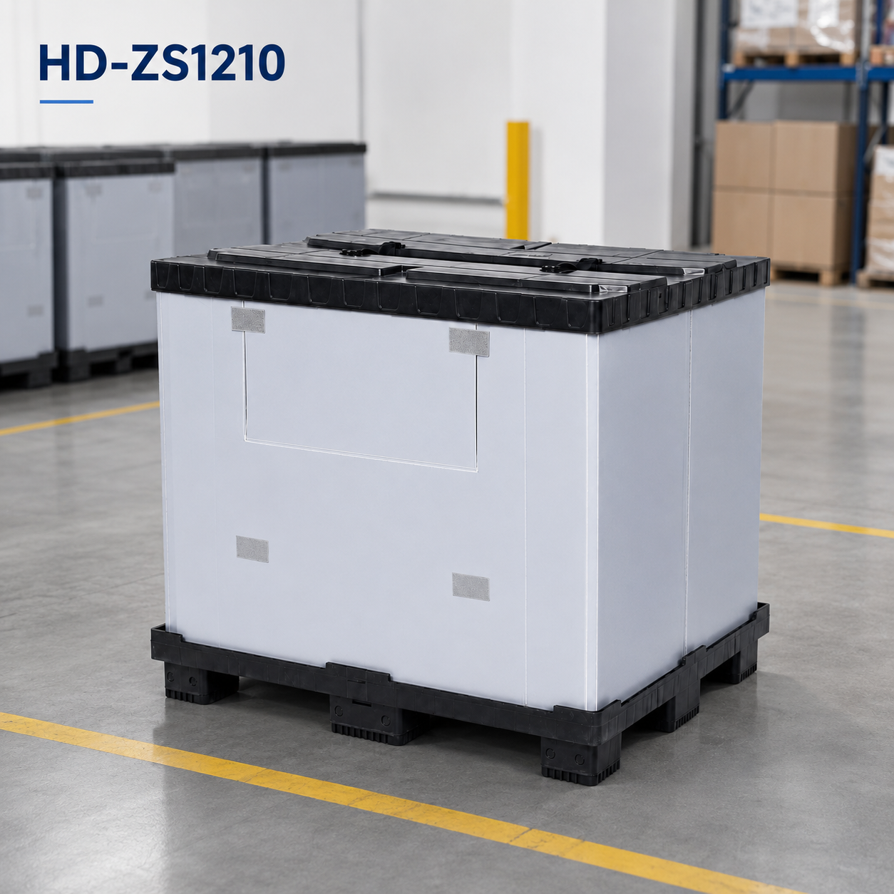 1200x1000 Injection-Moulded 3-Runner Sleeve Pack Container