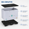 1470x1150 Twin-Sheet Plastic Sleeve Pack Container - Hum safety stop type