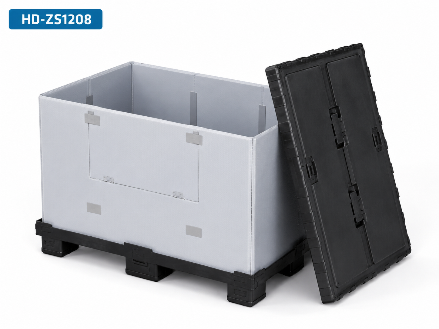 1200x800 Injection-Moulded 3-Runner Sleeve Pack Container