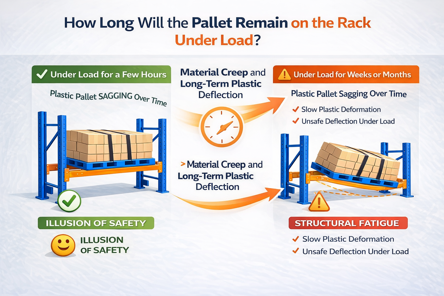 How Long Will the Pallet Remain on the Rack Under Load