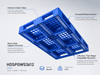 3600x1200x150 mm Modular Plastic Pallet