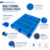 HD3RGWS1311A Three-Runner Open Deck Plastic Pallet