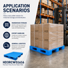 HD3RCWS1616 Three-Runner Solid Top Plastic Pallet