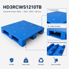 1200x1000x160 mm Three-Runner Solid Top Plastic Pallet