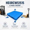 1500x1500x160 mm Three-Runner Solid Top Plastic Pallet