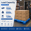 HDFCWS1210B Full Perimeter Solid Top Plastic Pallet