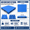 1200x1000x150 mm Three-Runner Solid Top Plastic Pallet