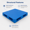 1200x1200x150 mm Double-Face Solid Top Plastic Pallet