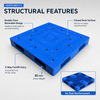 1200x1200x150 mm Double-Face Solid Top Plastic Pallet