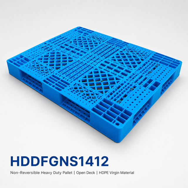 1400x1200x150 mm Double-Face Open Deck Plastic Pallet