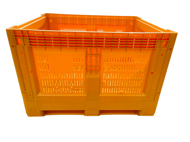 Foldable Plastic Pallet Vented Fruit and Vegetable Storage Containers