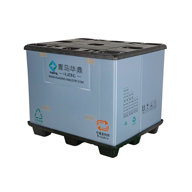 1200 x 1000 Collapsible Plastic Pallet Sleeve Pack Container