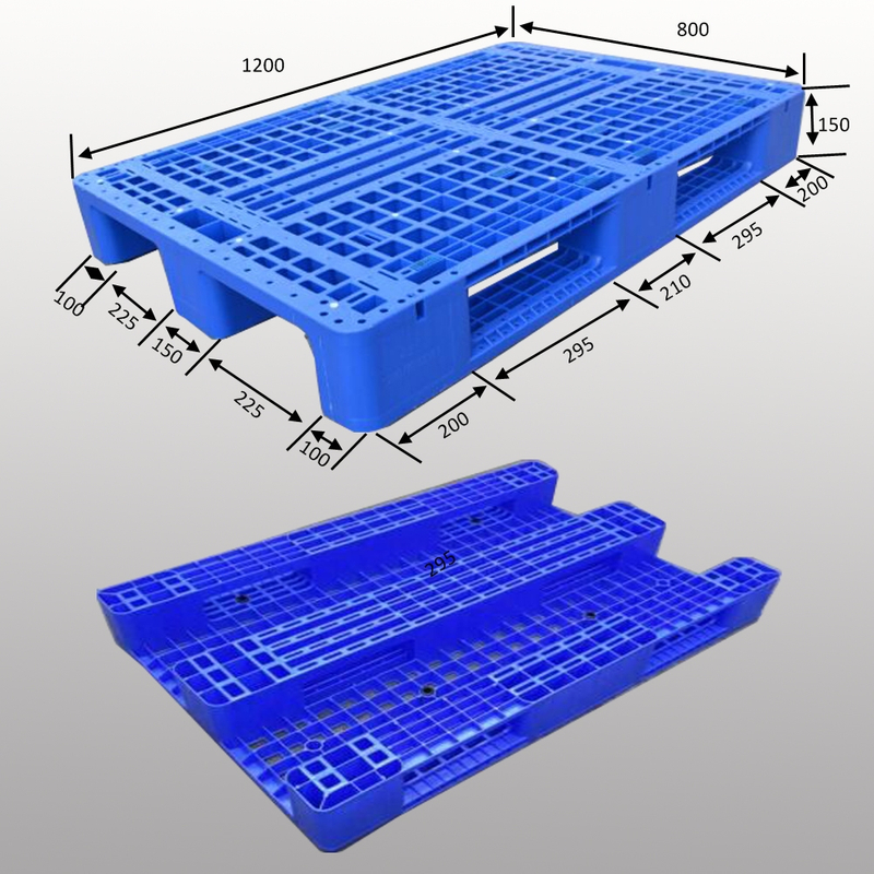 1200 x 800 Euro Polyethylene Plastic Skids Pallets for Sale Buy