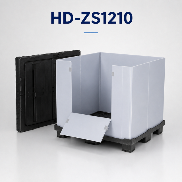 1200x1000 Injection-Moulded 3-Runner Sleeve Pack Container