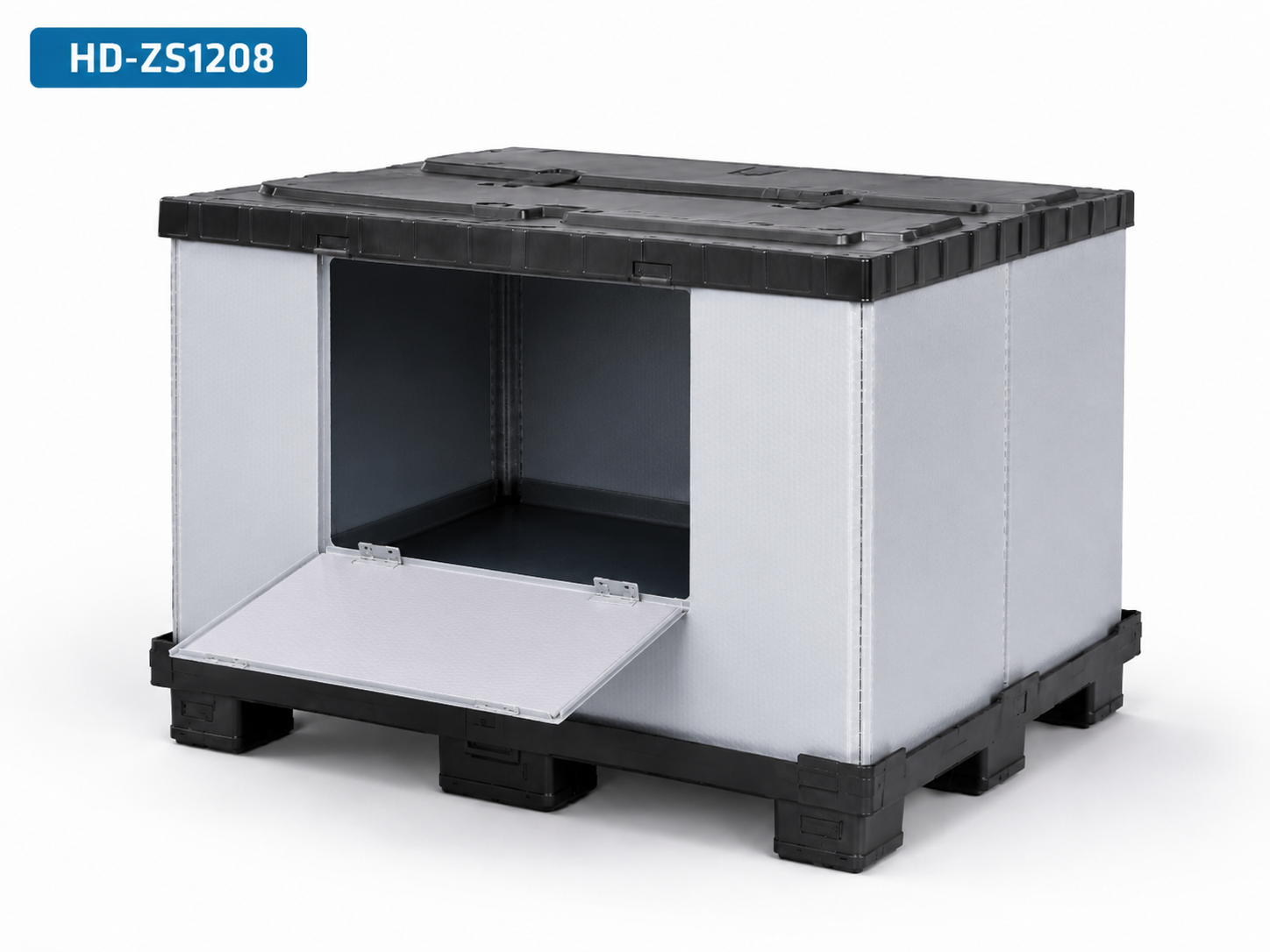 1200x800 Injection-Moulded 3-Runner Sleeve Pack Container