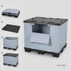 1140x980 Injection-Moulded 3-Runner Sleeve Pack Container