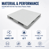 1650x1650x165 mm Three-Runner Solid Top Plastic Pallet