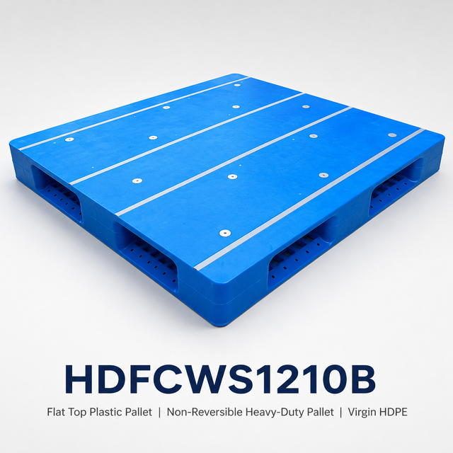 HDFCWS1210B Full Perimeter Solid Top Plastic Pallet