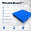 1200x1200x150 mm Double-Face Solid Top Plastic Pallet