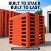 1200x1100x168 mm Double-Face Solid Top Plastic Pallet