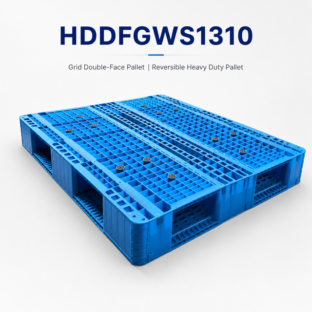 1300x1000x150 mm Double-Face Open Deck Plastic Pallet