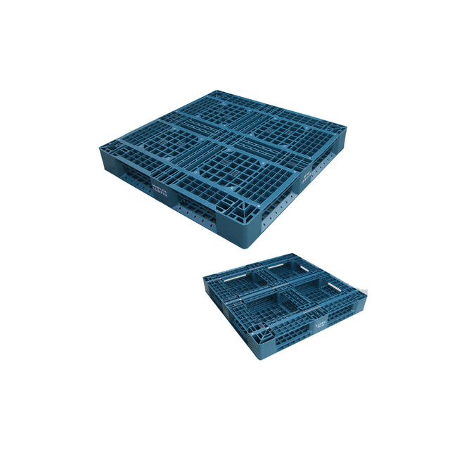1100*1100 Full Perimeter Open Deck Stacked Forklifit Storage Plastic Pallet