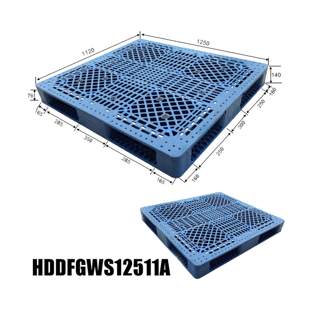 Hard Plastic Rectangular Use Plastic Pallet 