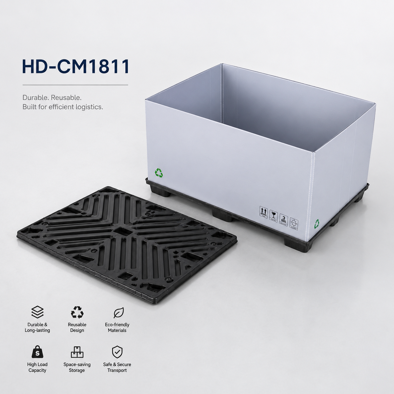 1830x1130 Twin-Sheet Plastic Sleeve Pack Container