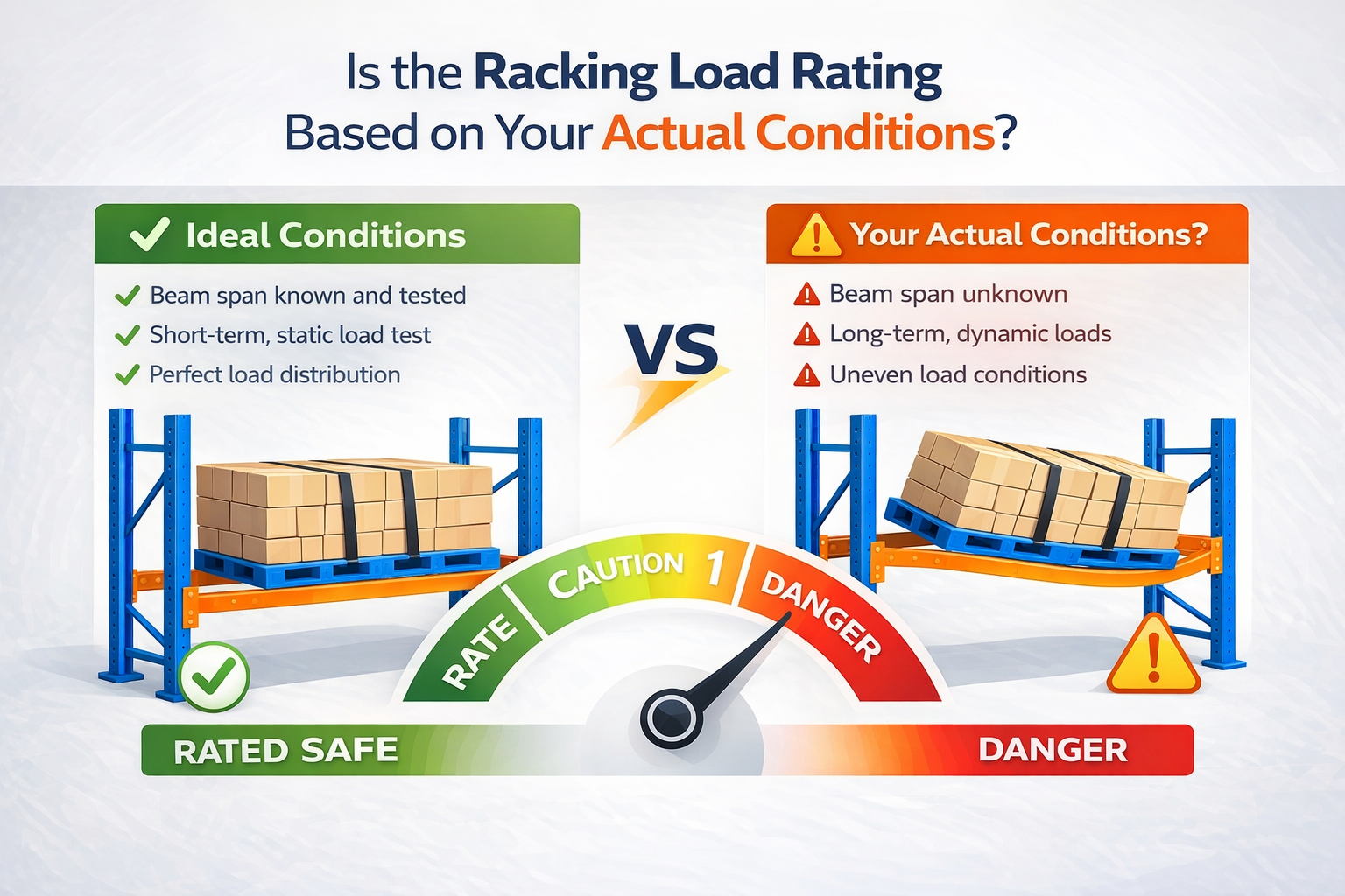 Is the Racking Load Rating Based on Your Actual Conditions