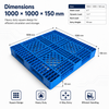 HDFGWS1010 Full Perimeter Open Deck Plastic Pallet