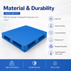 1200x1100x150 mm Double-Face Solid Top Plastic Pallet