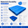 HDFCWS1210B Full Perimeter Solid Top Plastic Pallet