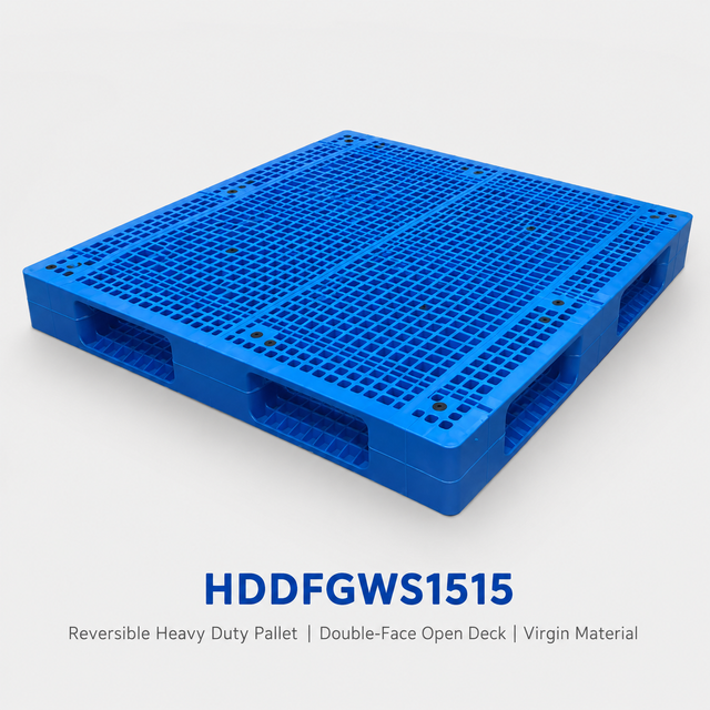 1500x1500x160 mm Double-Face Open Deck Plastic Pallet