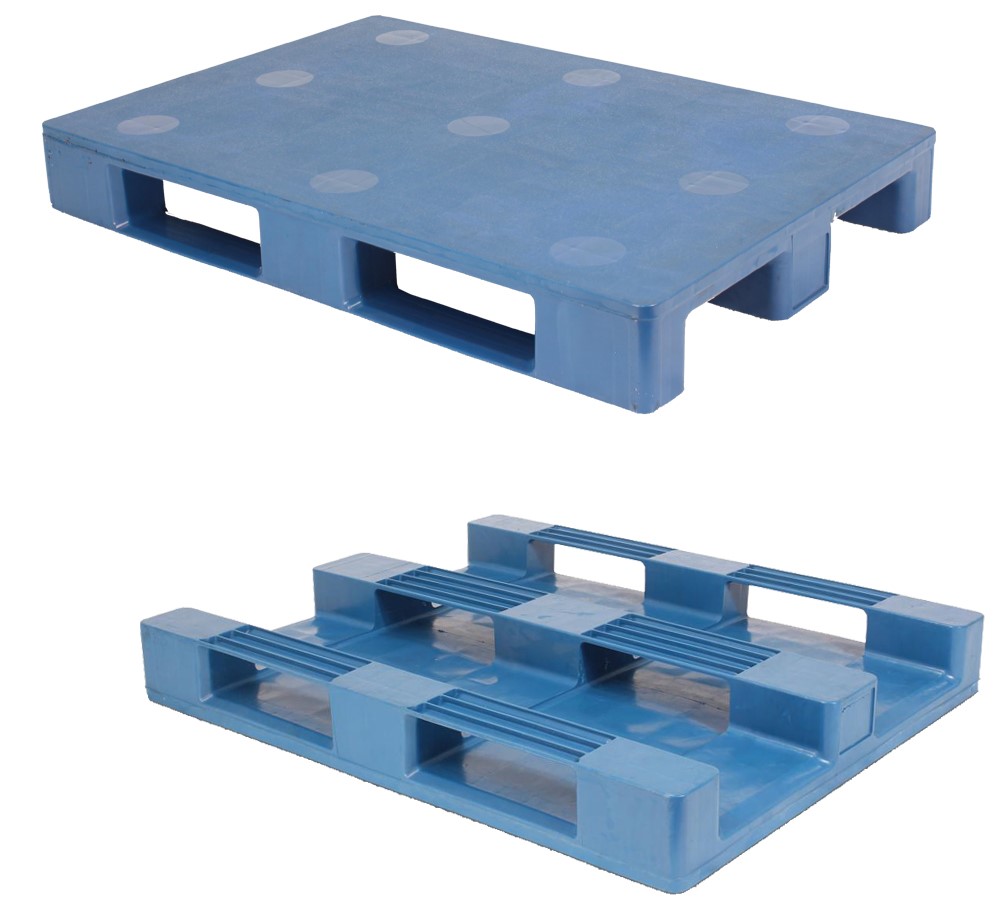 HD3RCWS1208B solid top rackable plastic pallets