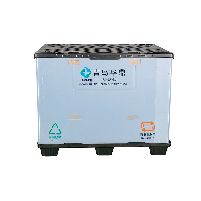 Recyclable Folding Plastic Pallet Sleeve Pack Bulk Container