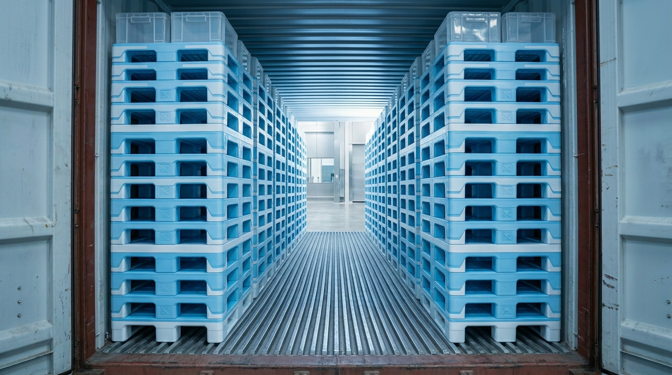How standardized plastic pallets reduce total logistics cost