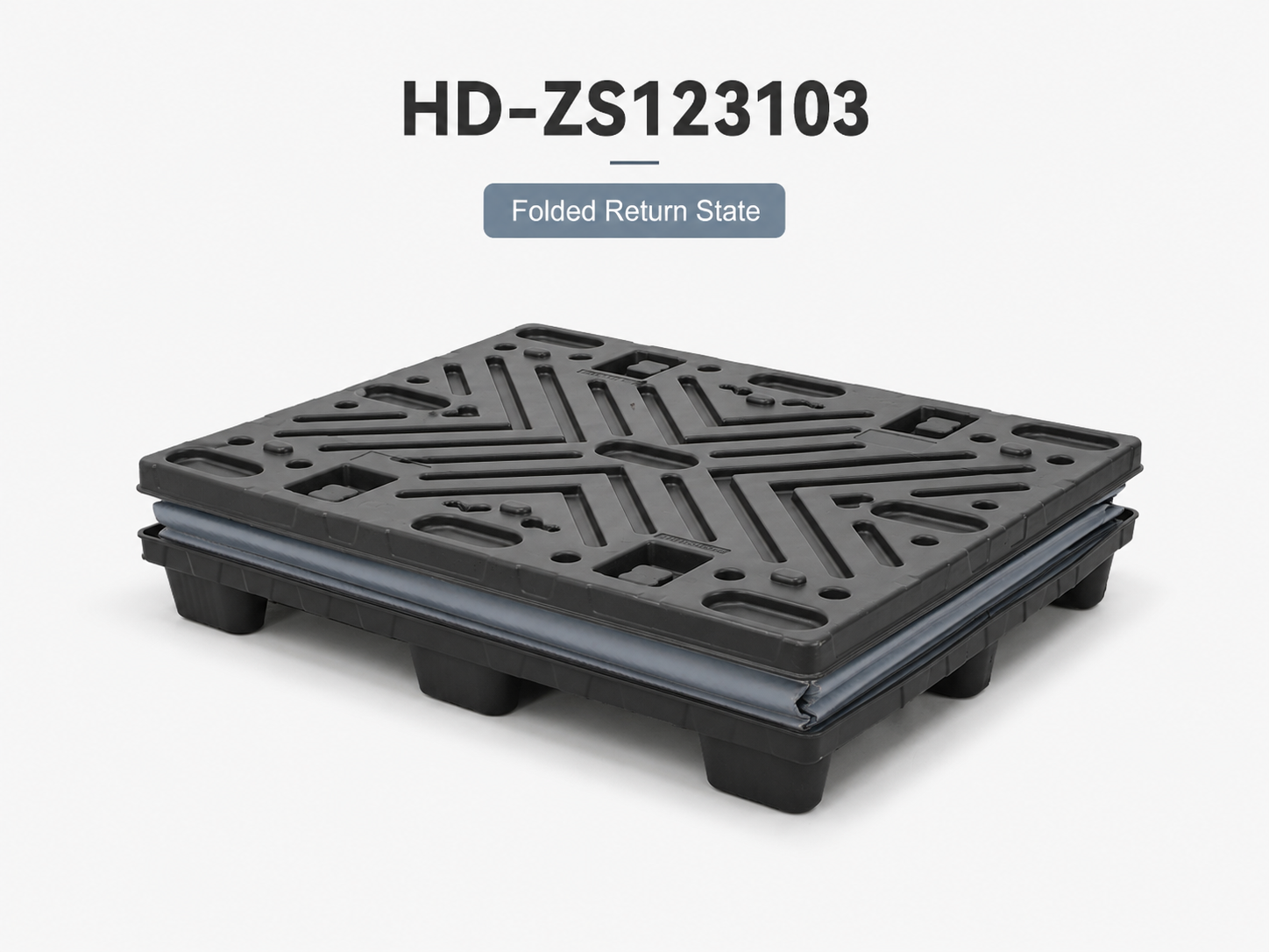 1230x1030 Injection-Moulded 3-Runner Sleeve Pack Container