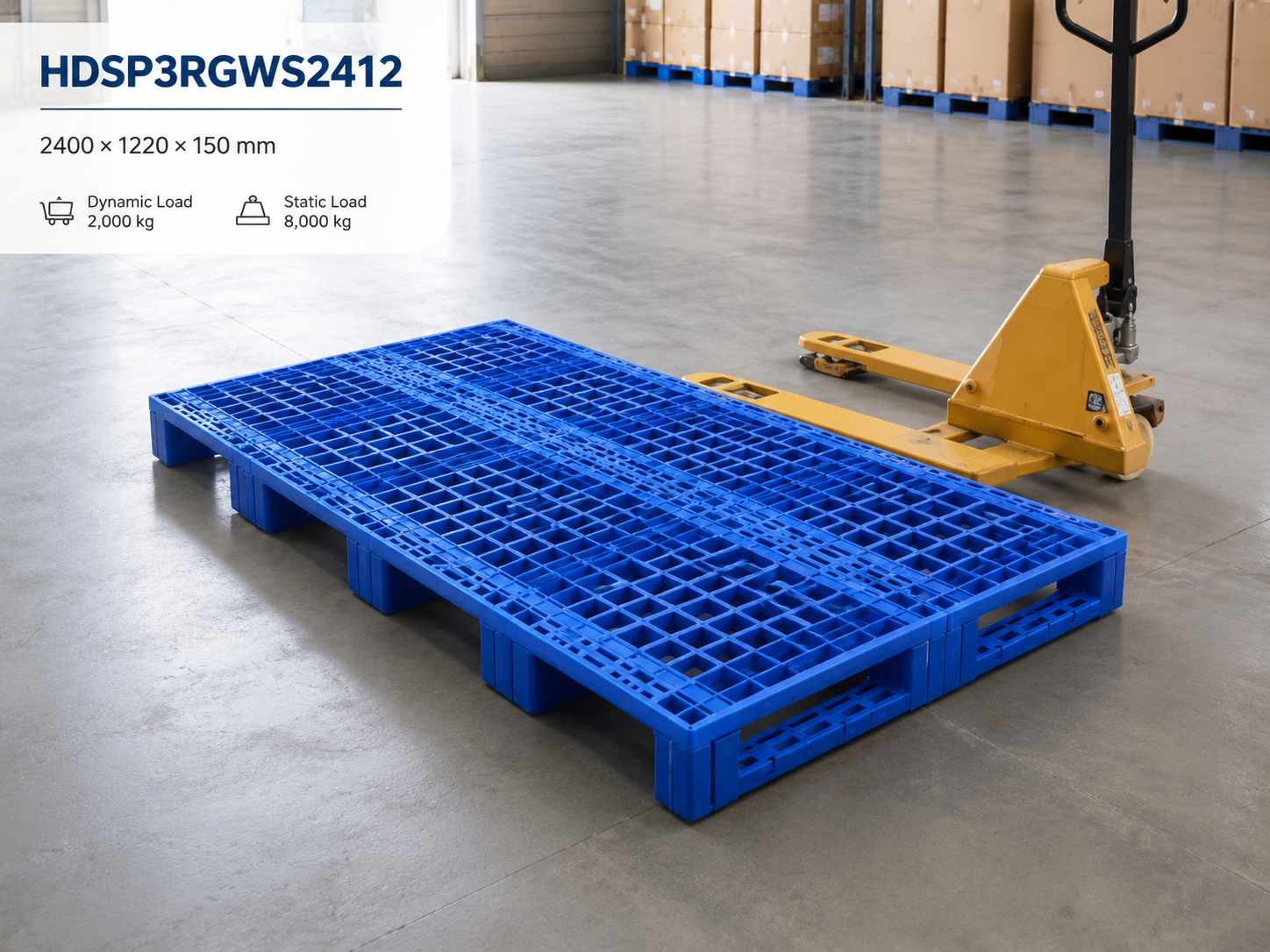 2400x1220x150 mm Modular Plastic Pallet