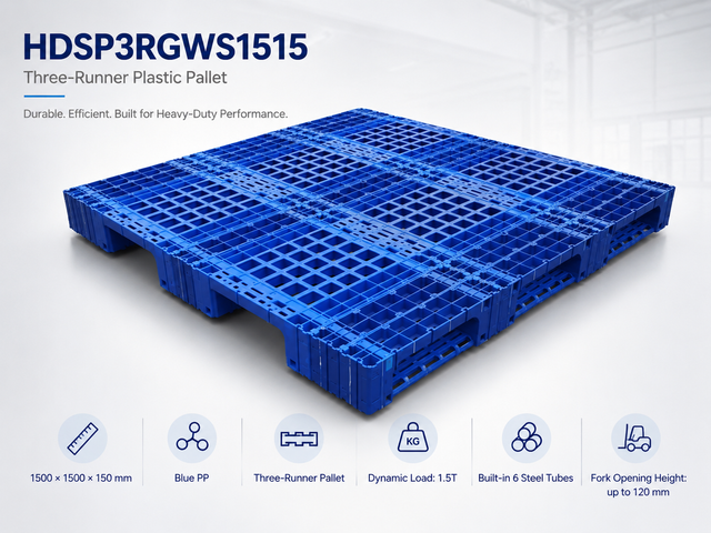 1500x1500x150 mm Modular Plastic Pallet