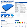 1200x800x150 mm Three-Runner Solid Top Plastic Pallet