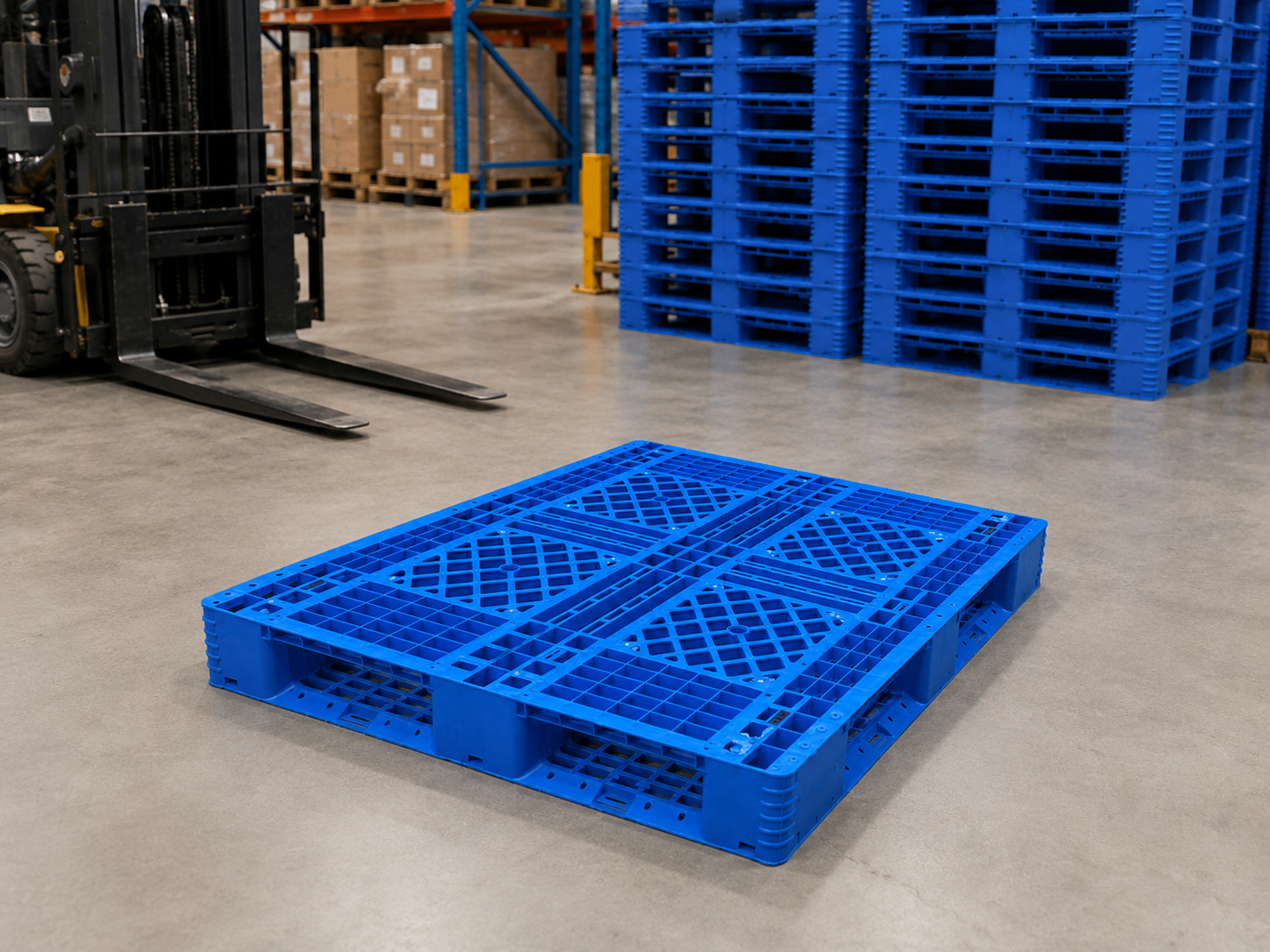 HDFGWS1210TH Full Perimeter Open Deck Plastic Pallet