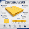 HDFCWS1311 Full Perimeter Solid Top Plastic Pallet