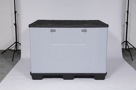 Rigid Euro Collapsible Plastic Pallet Sleeves Bulk Container