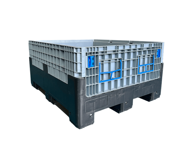 1200x1000x595 Reusable Bulk Storage Collapsible Plastic Pallet Box