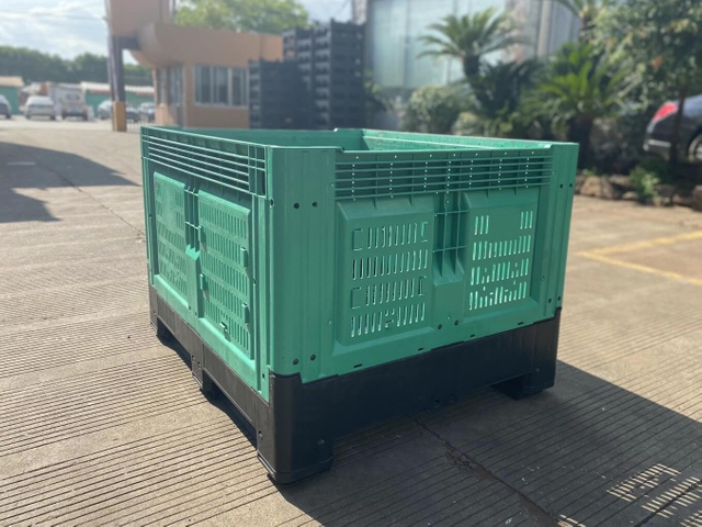 Foldable Plastic Pallet Storage Containers for Fruits and Vegetables