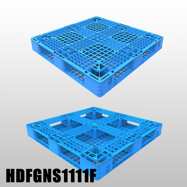 1100x1100 Cheap Lightweight Open Deck Plastic Pallet for Storage