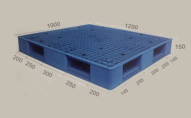 1200 x 1000 HDPE Mesh Stackable Plastic Pallets for Warehouse