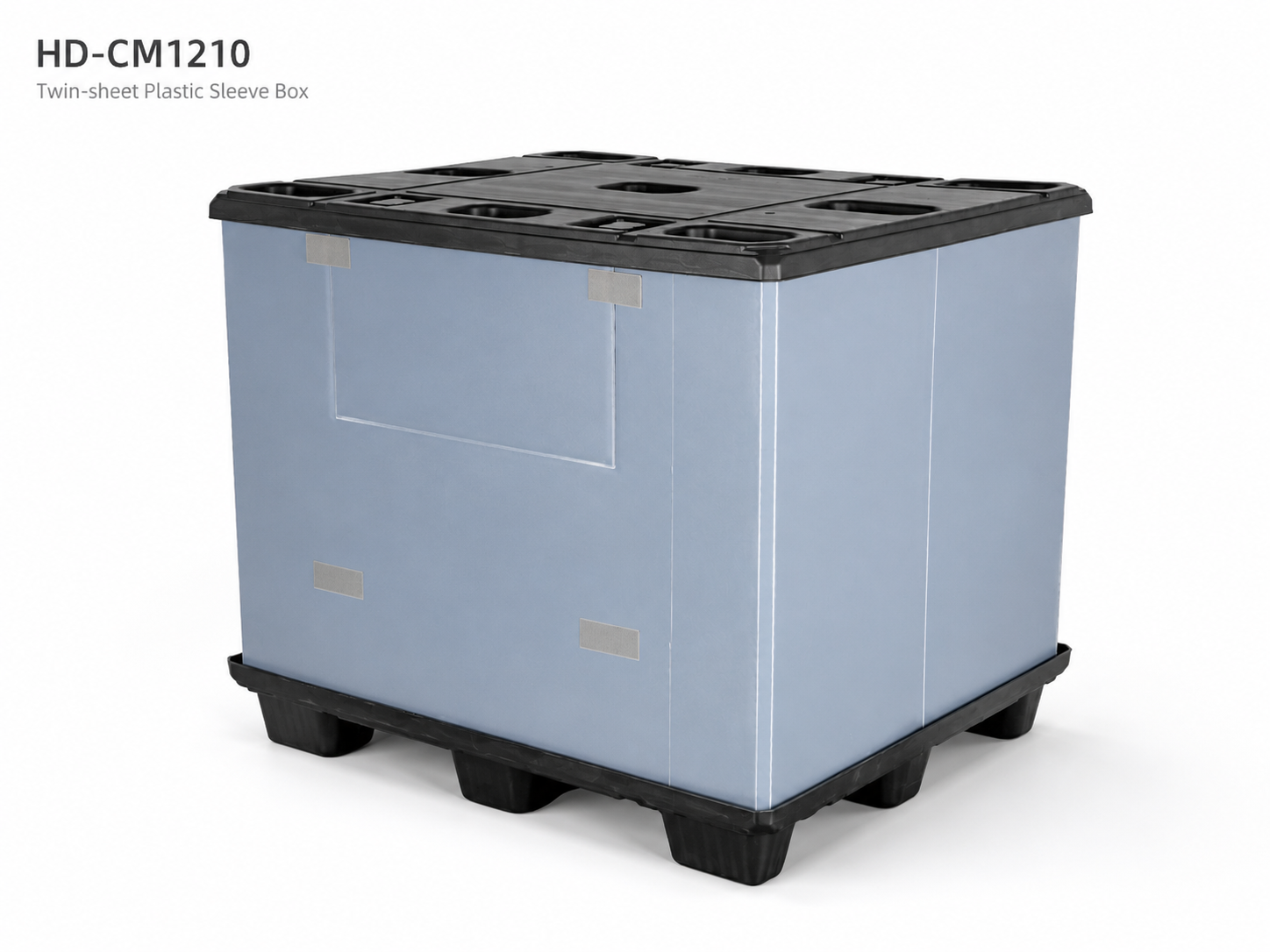 1200x1000 Twin-Sheet Plastic Sleeve Pack Container - 3RUNNERSheavy duty