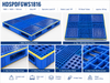 1800x1600x150 mm Modular Plastic Pallet